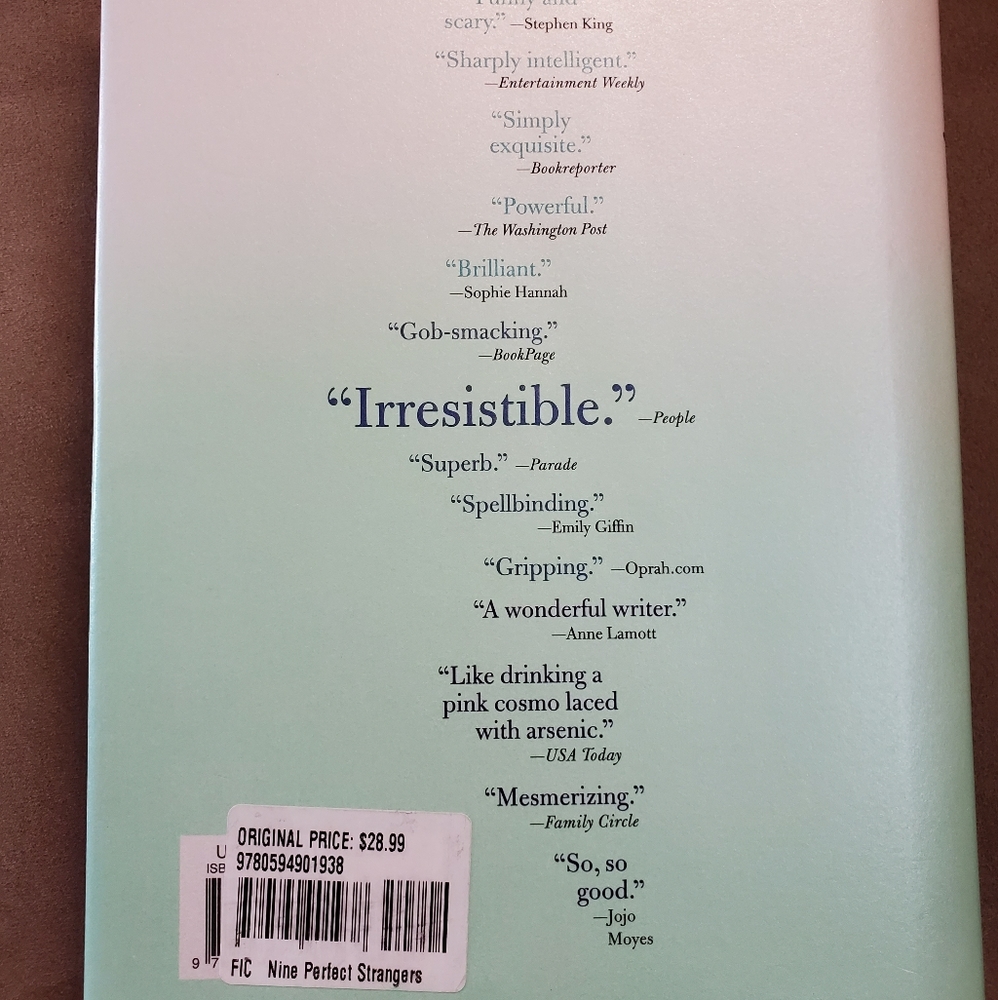 Nine Perfect Strangers Hardcover - Picture 2 of 5